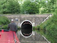 About to enter Foulridge Tunnel